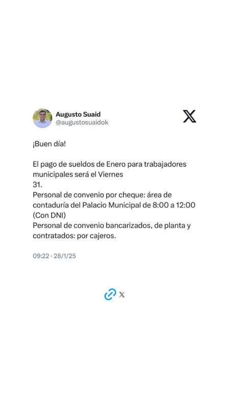 Pago Sueldo Enero