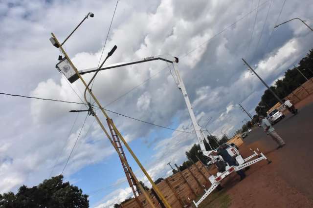 Se instalaron 3 cámaras de seguridad con alcance de hasta 300 metros en el Corsódromo