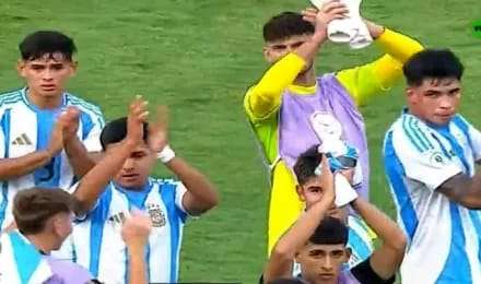 La selección argentina Sub20 gano 2 a 1  en el Hexagonal Final del Sudamericano, a Chile