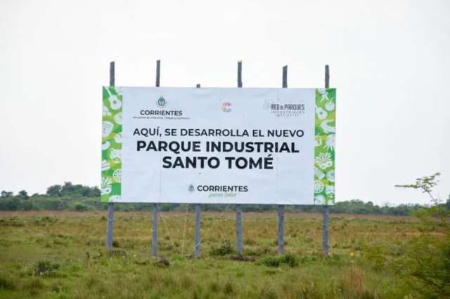 El Parque Industrial de Santo Tomé está en pleno desarrollo, con 110 hectáreas estratégicamente ubicadas
