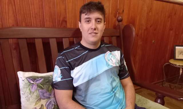 Mauri Olivera, presidente de la Comparsa Marabú, expresó su satisfacción con la presentación de su comparsa