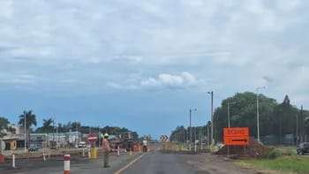 Se implementó un desvío en la Ruta Nacional 12 en Corrientes debido a la construcción de la Autovía