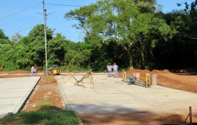 La ciudad de Santo Tomé avanza con varias obras en marcha,