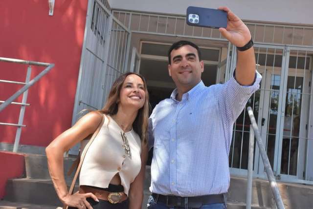 Augusto Suaid recibió a Lourdes Sánchez, directora del Teatro Oficial Juan de Vera,