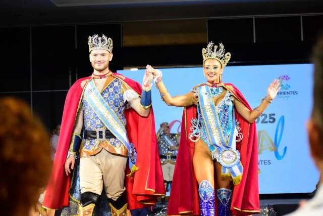 Gianna Posanzini y Alberto Zalazar fueron elegidos como nuevos embajadores de los Carnavales Correntinos