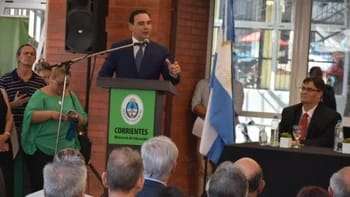 El gobernador Gustavo Valdés inauguró el ciclo lectivo 2025 en la Escuela Técnica "Construcciones Portuarias