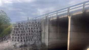 Un puente sobre la Ruta 12 en Corrientes corre riesgo de derrumbe