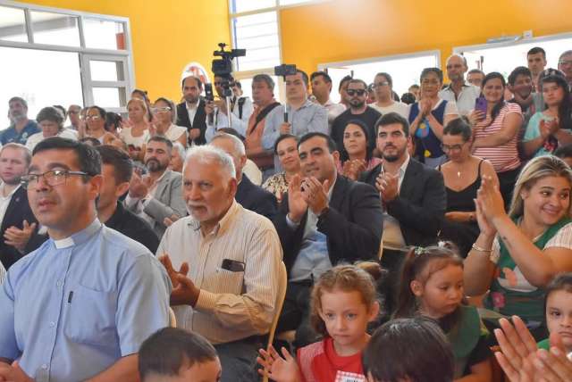Acompañaron al gobernador Gustavo Valdés en una jornada llena de logros para Colonia Liebig