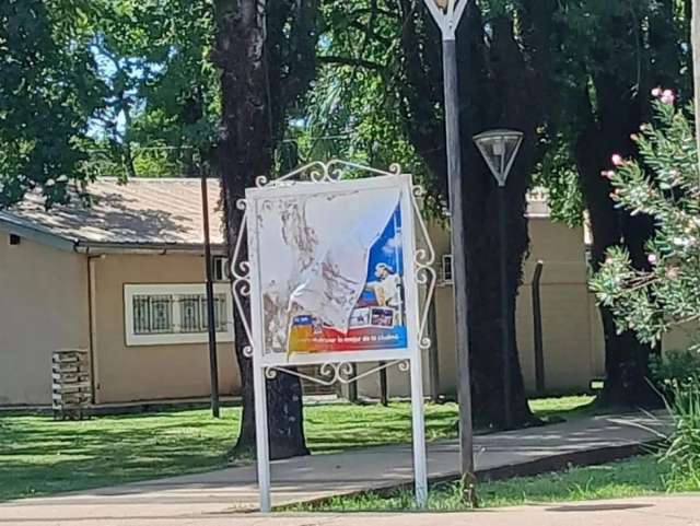 Se registraron actos vandálicos en espacios públicos de Santo Tomé,