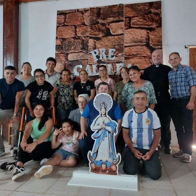 La diócesis de Santo Tomé celebró el 2do Encuentro Pre-Galilea, con la presencia del padre José María Recondo,