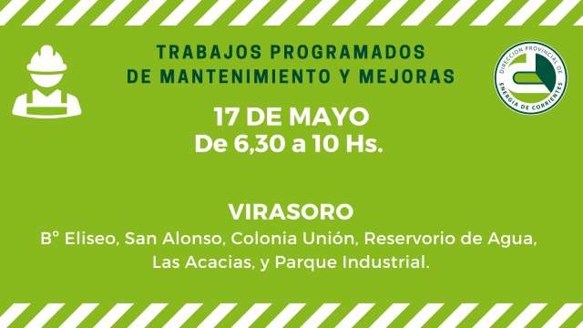 Dpec informa trabajos programados de mantenimiento y mejoras