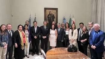 Horacio Rosatti, presidente de la Corte Suprema de Justicia , dio una conferencia magistral