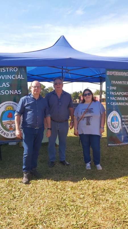 El Registro Civil de Virasoro participó en un evento provincial del Gobierno de Corrientes,