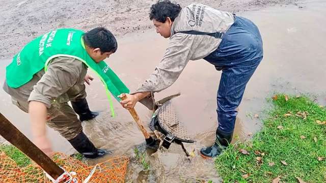 "Trabajos de cuadrillas ante la tormenta: