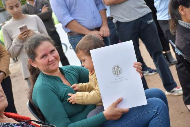 ¡Excelente noticia para las 47 familias del barrio Nuestra Señora de Guadalupe