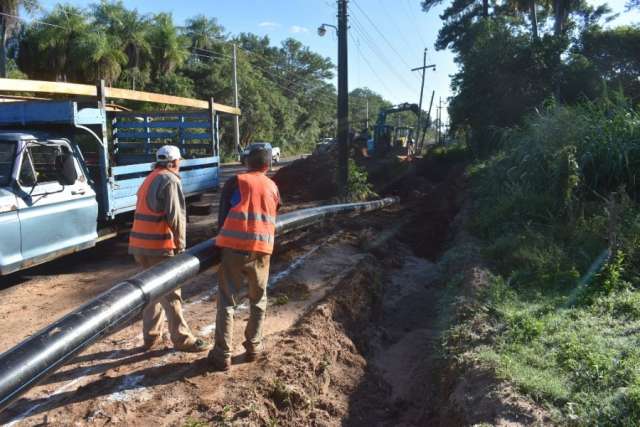 La provincia de Corrientes está construyendo una red de agua potable para 1.500 conexiones domiciliarias