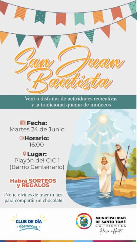 San Juan Bautista : Actividades recreativas y la tradicional quema de muñecos