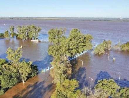 Corrientes se encuentra en emergencia hídrica debido a la crecida del río Uruguay,