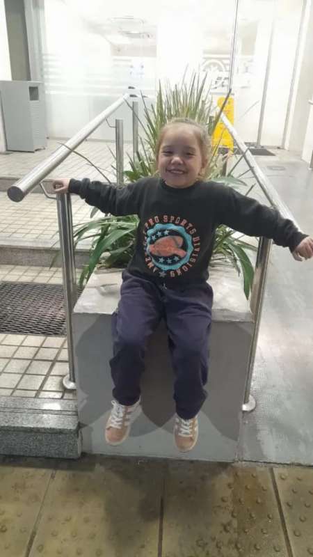 Itzaiana Cataleia Borda, una niña de 4 años de Santo Tomé, se encuentra en estado crítico