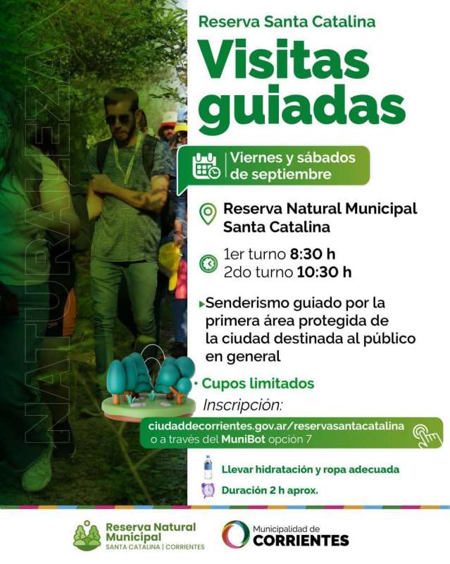 Visitas guiadas Reserva Santa Catalina