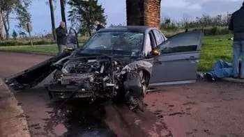 Violento accidente de tránsito se registró en la mañana del domingo en el acceso a Las Marías,