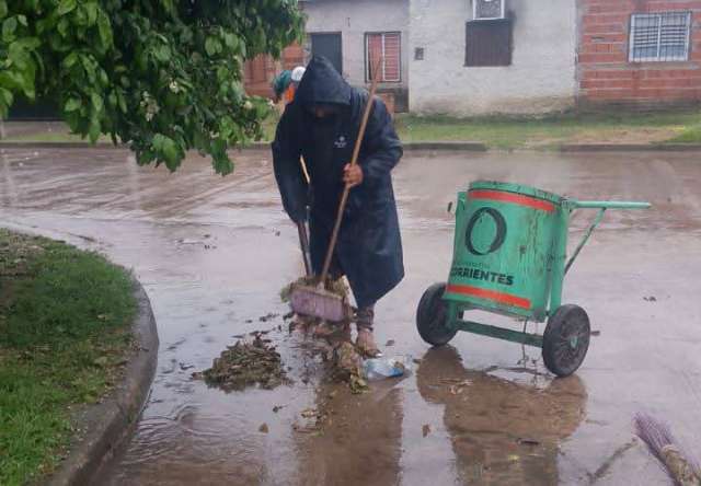 Trabajos por lluvia