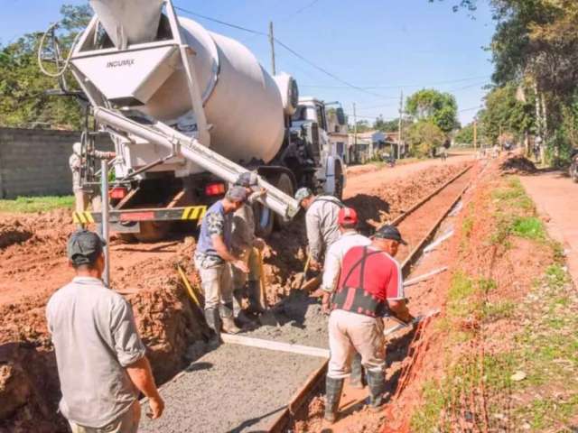 Santo Tomé: admiten que las obras continuarán a un ritmo no tan acelerado