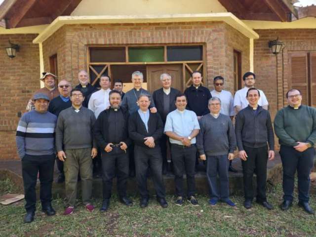 El clero de la diócesis de Santo Tomé, Corrientes, culminó su retiro espiritual anual