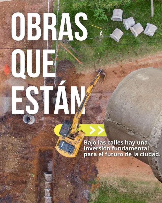 Están bajo las calles y aunque no se ven, son de vital importancia: Las obras del gran Plan Hídrico
