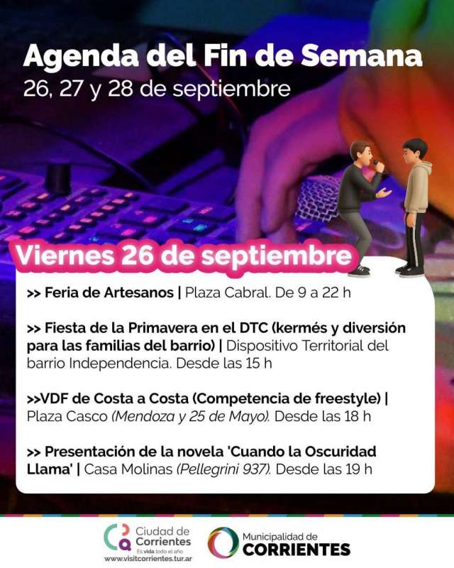 Agenda del finde