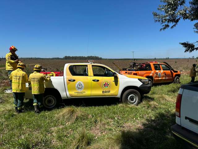 Capacitación en manejo del fuego y prevención de incendios forestales en Santo Tomé