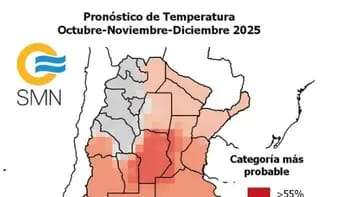Para lo que queda de este año se prevé en gran parte del país un calor fuera de lo normal