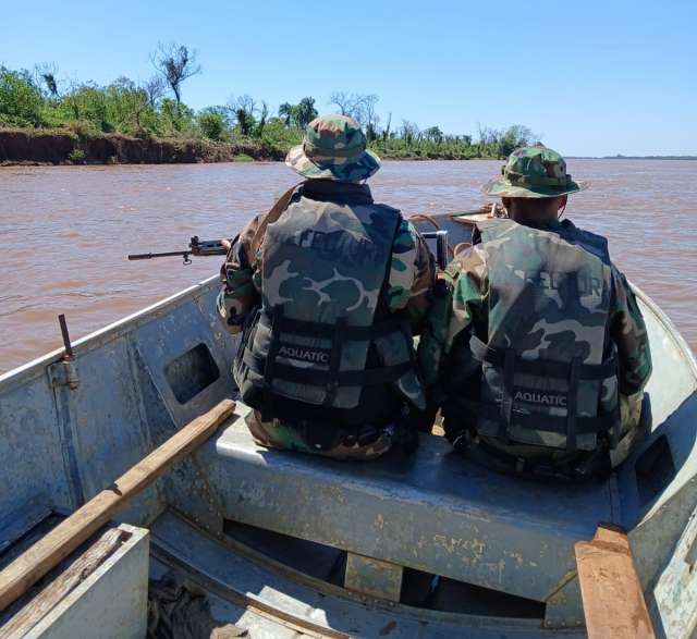 La Prefectura Naval Argentina está reforzando la seguridad en la frontera correntina con Brasil