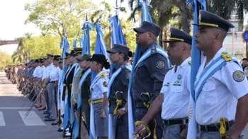 Corrientes celebró los 40 años del Servicio Penitenciario con un desfile en la Costanera