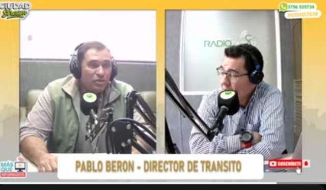 El nuevo Director de Tránsito de Santo Tomé, Pablo Berón, pidió que la comunidad respete a los inspectores y viceversa,