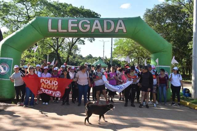 Caminata recreativa de concientización