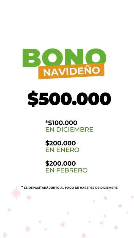 El Gobierno de Corrientes anunció un bono navideño de $500.000