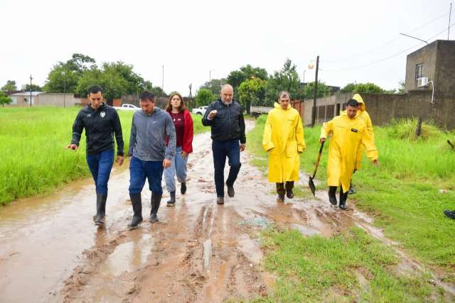 ¡Recorrida por los puntos críticos del temporal!