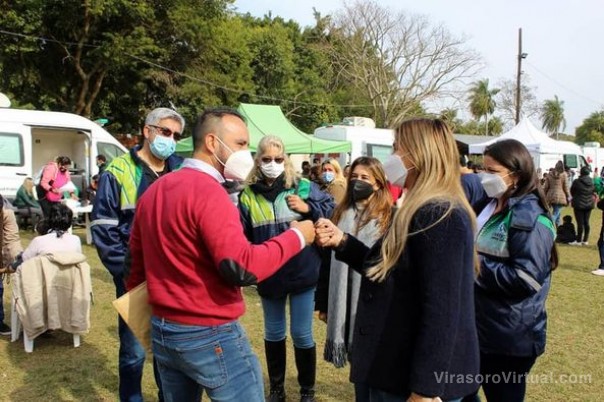 Juan Pablo Valdes asistio al Operativo Integral de Salud organizado por el Gobierno de Corrientes
