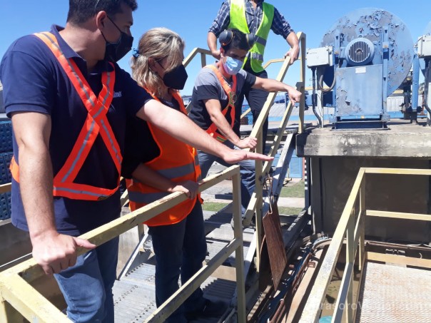 La titular del ICAA visitó la planta industrial Quilmes