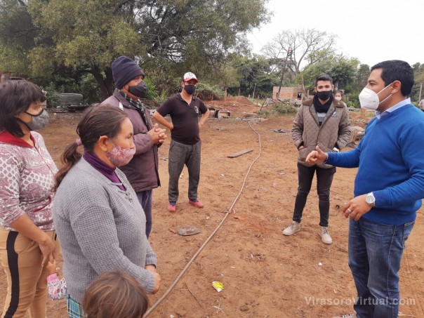 Desarrollo Social asistió con recursos a familias del sector ladrillero