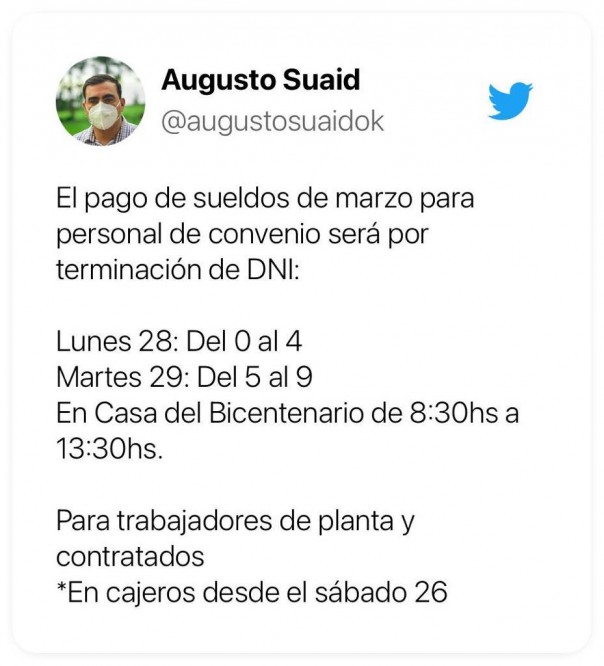 Pago de sueldos