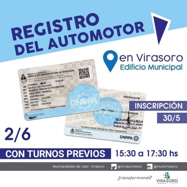 Registro del Automotor en Virasoro