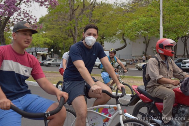 Se realizó con éxito la bicicleteada organizada por el Hogar Domingo Savio