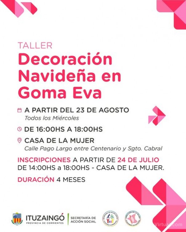 Taller: Decoración navideña en goma eva