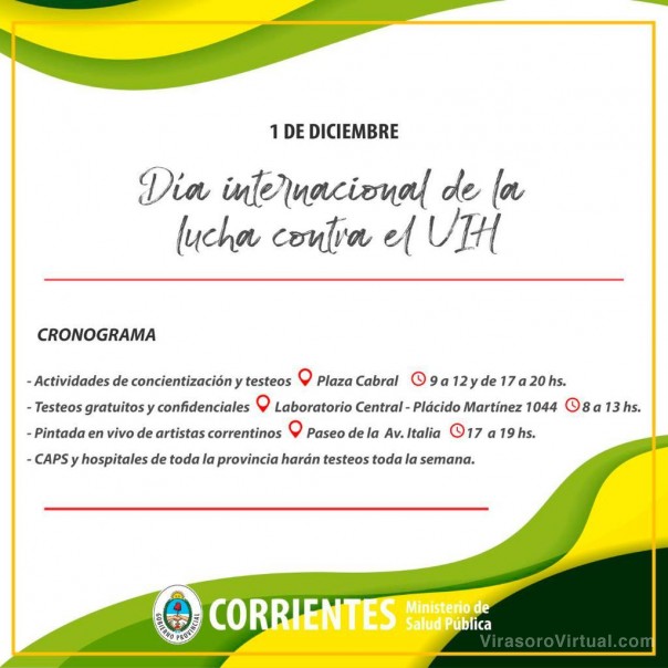 Salud realizará testeos y actividades de prevención del VIH - SIDA