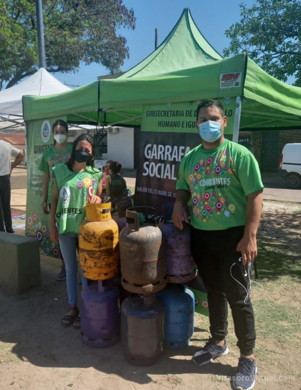 La garrafa social estará disponible en Capital, San Luis del Palmar y Santa Ana