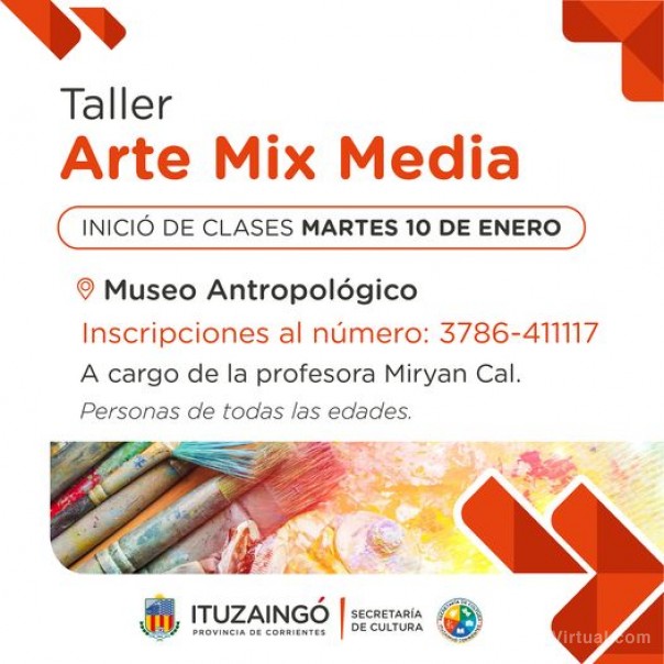 Taller de arte. Inicia 10 de enero