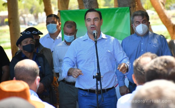 En Saladas, Valdés afirmó que "al campo de Corrientes lo estamos poniendo de pie"