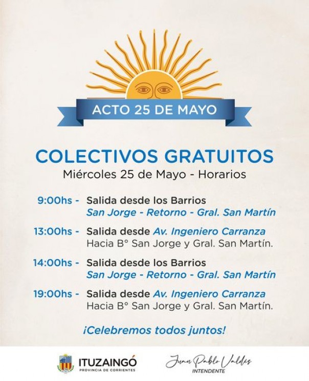 25 de mayo